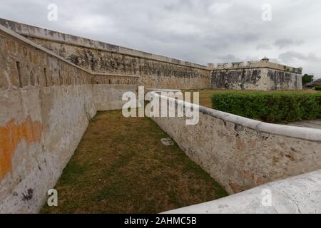 Fuerte de San Miguel, Campeche Foto Stock