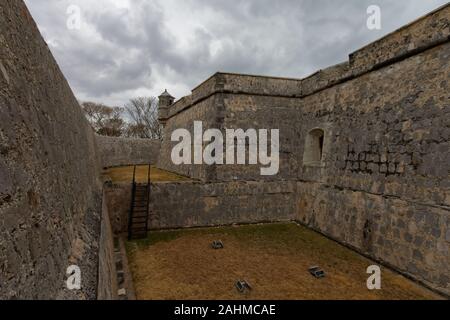 Fuerte de San Miguel, Campeche Foto Stock