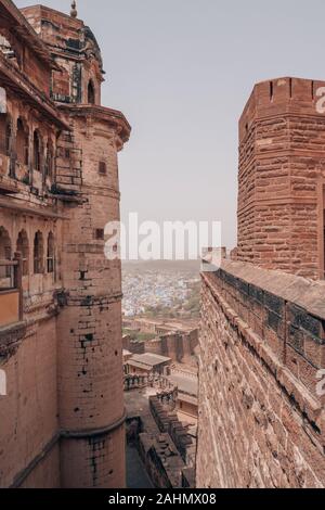 Forte Mehrangarh di Jodhpur, India Foto Stock