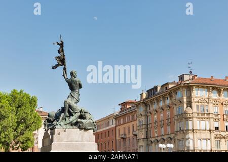 Monumento ai Morti 8 Agosto 1848 in guerra contro l' Austria. Bologna, Italia. Foto Stock