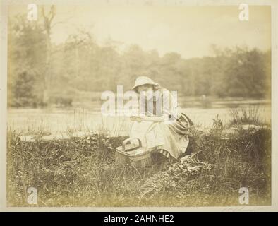 Henry Peach Robinson. Penso che il ragazzino che lo'es me così bene. 1882. In Inghilterra. Albume stampare Foto Stock