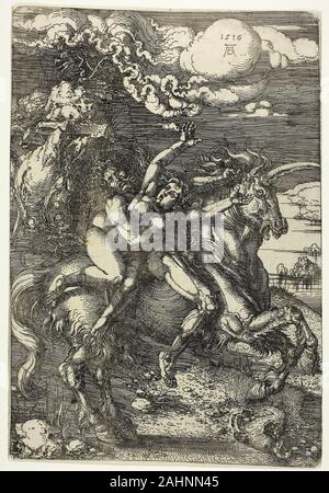Albrecht Dürer. Il rapimento di Proserpina su un unicorno. 1540-1550. Germania. Attacco in nero su avorio di cui la carta Foto Stock