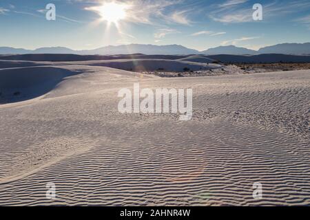 White Sands National Park Foto Stock