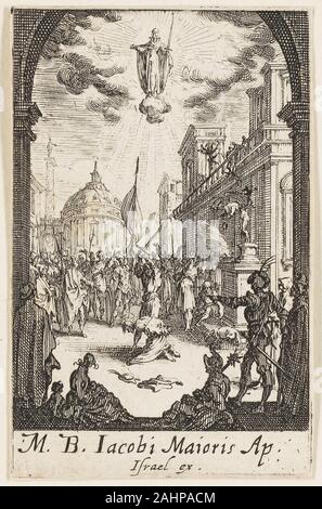 Jacques Callot. Il Martirio di San Giovanni, le principali, piastra quattro dal martirio degli apostoli. 1612-1635. La Francia. Incisione su carta Foto Stock