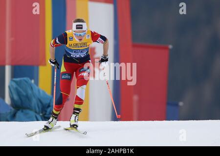 Dobbiaco Dobbiaco, Italia. 31 dic 2019. Izabela Marcisz, POL durante le donne 15 km di inizio intervallo libero della FIS Tour de Ski - Cross Country Ski World Cup 2019-20 su dicembre 31, 2019 di Dobbiaco Dobbiaco, Italia. Foto: Pierre Teyssot/Espa-Images Credito: Lo sport europeo Agenzia fotografica/Alamy Live News Foto Stock