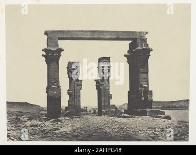 Maxime Du Camp. Temple de Kardassy, Nubie. 1849-1851. La Francia. Salate stampa carta, piastra 87 dall'album Egypte, Nubie, Palestina et Siria (1852) Foto Stock