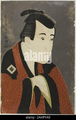 Tôshûsai Sharaku. L'attore Ichikawa Yaozo III come Tanabe Bunzo. 1794. Il Giappone. Colore stampa woodblock; oban Foto Stock