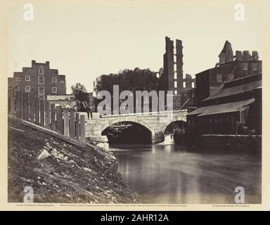 Alexander Gardner. Vista sul canale vicino Crenshaw's Mill, Richmond, Virginia. 1864. Stati Uniti. Albume stampa, pl. 92 dall'album Gardner di schizzo fotografico libro della guerra, Volume II (1866) Foto Stock