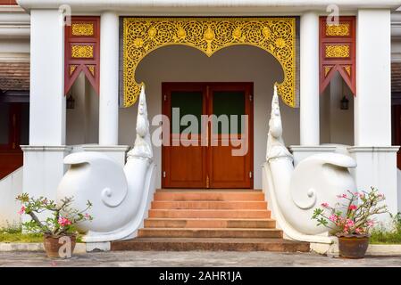 Wat Chiang Man tempio buddista, Chiang Mai, Thailandia Foto Stock