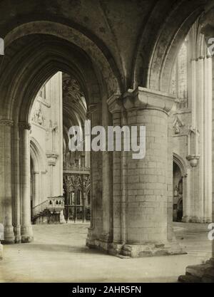 Frederick H. Evans. Cattedrale di Ely ottagono dal corridoio del nord. 1886-1896. In Inghilterra. Lantern slide Foto Stock