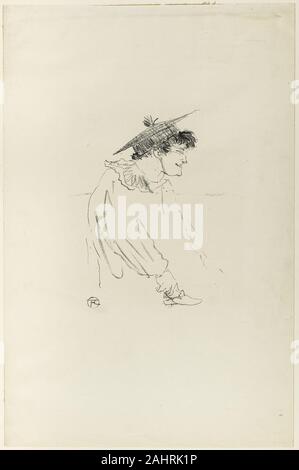 Henri de Toulouse-Lautrec. Piccola ragazza inglese (Miss Dolly). 1899. La Francia. Litografia di crema su carta intessuta Foto Stock