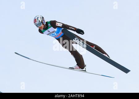 Garmisch Partenkirchen, Deutschland. 31 Dic, 2019. Garmisch-Partenkirchen, Germania dicembre 31, 2019: 68a quattro colli - torneo di qualificazione - Garmisch-Partenkirchen JOHANSSON Robert (NOR), in volo, azione/singola immagine/tagliare/| utilizzo del credito in tutto il mondo: dpa/Alamy Live News Foto Stock