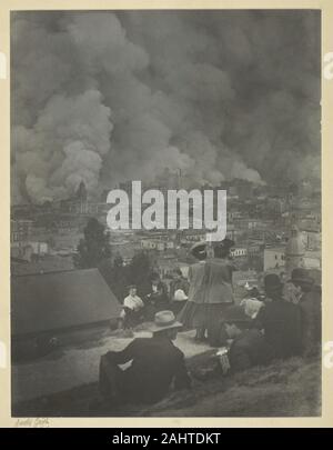 Arnold Genthe. San Francisco terremoto. 1906. Stati Uniti. La gelatina silver stampa Foto Stock