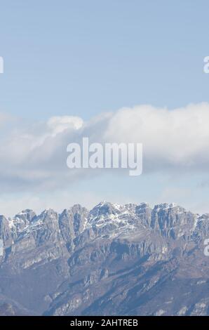 La gamma della montagna - italiano prealpi Foto Stock