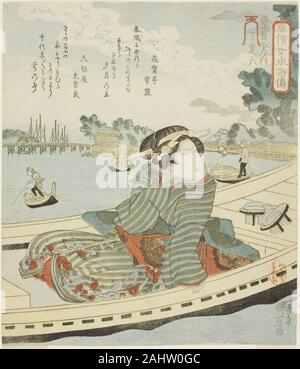 Utagawa Kuniyoshi. Oteiroku, dalla serie di donne alla moda come il cento e otto eroi del margine di acqua (Fuzoku onna Suikoden, ippyakuhachinin no uchi). 1823-1835. Il Giappone. Colore stampa woodblock; surimono Foto Stock