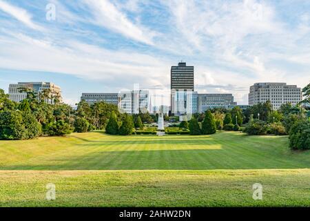 Baton Rouge, LA - Ottobre 6, 2019: Baton Rouge dello skyline della città da Capitol Park Foto Stock