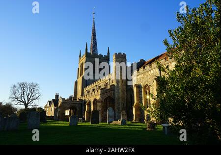 La chiesa di St Mary Guilden Morden Foto Stock