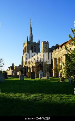 La chiesa di St Mary Guilden Morden Foto Stock