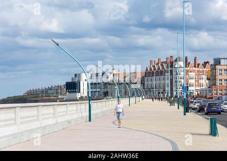 Il Lungomare, Whitley Bay, Tyne and Wear, England, Regno Unito Foto Stock