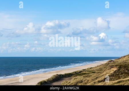 Meer, Strand, Horizont, Mensch, Wenningstedt; Sylt, Schleswig-Holstein, Germania Foto Stock