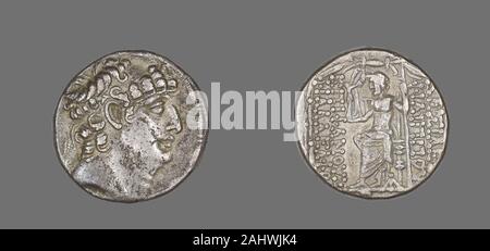 Il Greco antico. Tetradrachm (moneta) raffigurante Philip Filadelfo. 92 BC-83 BC. La Macedonia. Argento Foto Stock