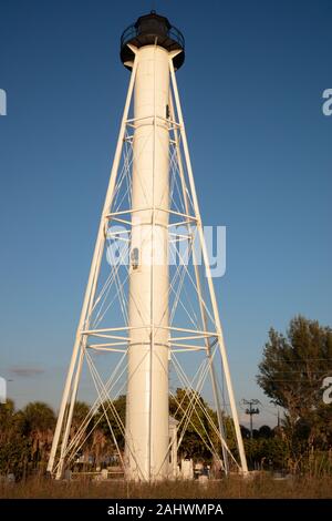 Gasparilla Island Lighthouse in Boca Grande. Boca Grande, Florida, Stati Uniti d'America. Foto Stock