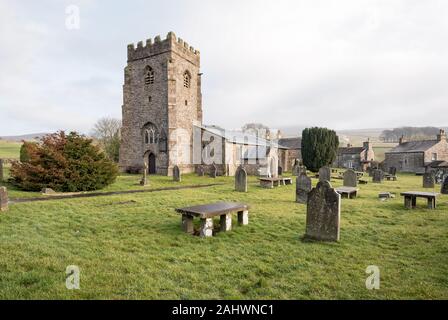 St Oswald's Horton in Ribblesdale Foto Stock