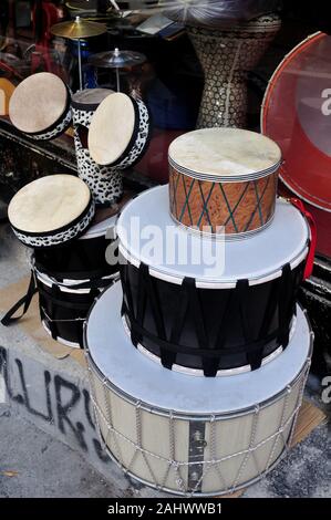 Negozio di musica in Istanbul - lo stretto del Bosforo - TURCHIA Foto Stock