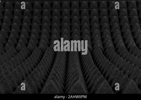 Spugna acustica - schiuma acustica - ritardante di fiamma 50 Piramide dns spugna. Foto Stock