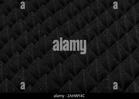 Spugna acustica - schiuma acustica - ritardante di fiamma 50 Piramide dns spugna. Foto Stock