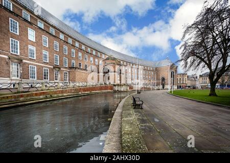 Bristol City Council uffici in College Green, Bristol, Avon, Regno Unito il 31 dicembre 2019 Foto Stock