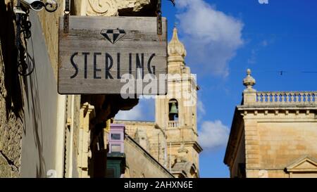 Mdina Rabat Malta Viaggio 2020 Foto Stock