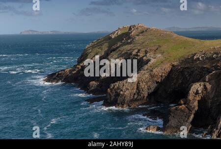 Punto Wooltack vicino Marloes, Il Pembrokeshire Coast National Park, il Galles. Foto Stock