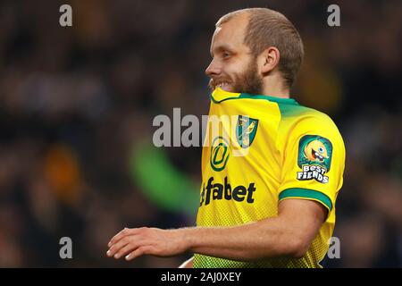 Teemu Pukki di Norwich City - Norwich City v Tottenham Hotspur, Premier League, Carrow Road, Norwich, Regno Unito - 28 dicembre 2019 solo uso editoriale - DataCo restrizioni si applicano Foto Stock