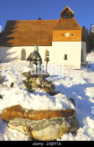 Bergknappenkapelle S. Agatha A Silbertal-Kristberg Foto Stock