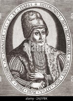 Sigismondo II Augusto, 1520 - 1572. Re di Polonia e granduca di Lituania. Foto Stock