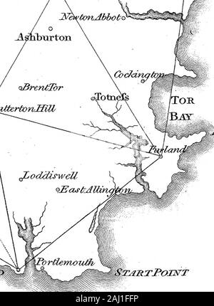 Un account del sondaggio Trigonometrical, effettuate negli anni 1795 e 1796, per ordine del marchese Cornwallis, Maestro Generale dell'Ordnance dal colonnello Edward Williams, il capitano William Mudge e Signor Isaac Dalby comunicate dal Duca di Richmond, F R S. . 1 Boltj. JLoddiswell Foto Stock