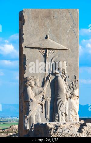 Persepolis, il Tachara, far Provincia, Repubblica Islamica di Iran Foto Stock