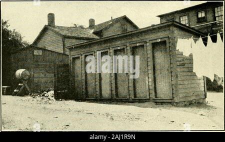 La mortalità infantile; i risultati di uno studio sul campo a Akron, Ohio : sulla base di nascite in un anno . Piastra III.-dodici TENEMENTS.. Piastra IV.-servizi igienici per sopra. Foto Stock