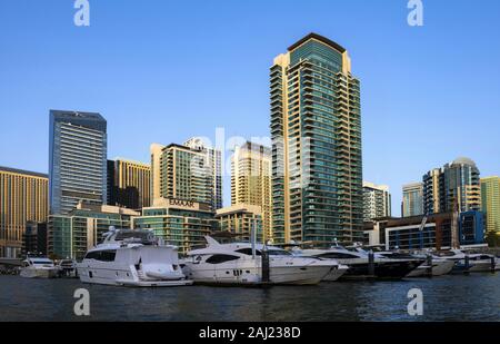 'Ghetto turistico' in Dubai Marina Foto Stock