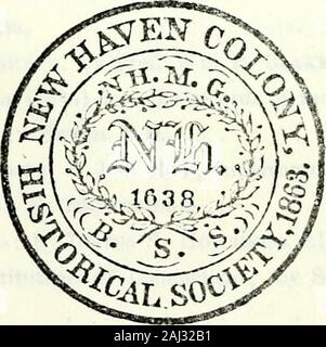 Carte della New Haven Colony Historical Society . Nuovo IIAVEX:PRINTKI) per fino a-: così (IK TV ^Vo KSf)4 1770779 • Tavola dei contenuti. PUOCEEDINT.S al Puiil.IC OrEMXd di SePT. 28, 1893, DEL NUOVO H.VVEX CoLoxY storico edificio della società euected ijv Henry F. KncmshAS un memoriale di James E. e Caroline ¥. Inglese. Prefator}- nota. ....... Le copie di opere di l)uildin^- r^ite ed esplicative ;i&lt;rrecmeut, ..... Estratto da uiimitcs oi Società e amministrazione,indirizzo da tlie Pre.^ideut. .... Indirizzo Conimcniorativo b} Orazio DajHistorical sketch da Thomas R. Trowbridf^e, . Elenco delle Exeoitive Foto Stock