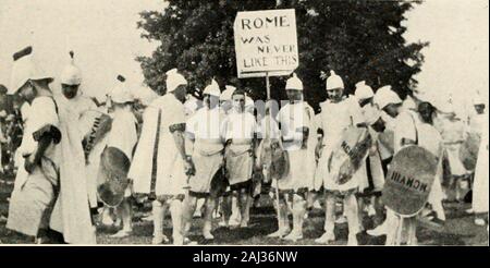 Dopo cinque anni : il record quinquennale della classe del 1908, Princeton University . Che cosa mira il povero barbaro?. Alcuni soldati Foto Stock