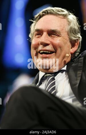 Posizione:Gordon Brown, Hay Festival, Hay-On-Wye, Galles. Data:04/06/2016 Descrizione: Gordon Brown a Hay Festival letterario ©PRWPhotography Foto Stock