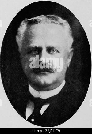 Empire State notabili, 1914 . JOSEPH BYRNE Yice-Pres.-e mercanti di cassiere Nat. Rank N.ew York Cify RICHARD DELAFIELD Pres. Il Parco Nazionale di Bank di New York City. Foto Stock