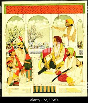 Indian la scultura e la pittura, illustrata dai capolavori tipica, con una spiegazione delle loro motivazioni e ideali . quale oriente e occidente giveto la questione di che cosa è la realtà ? Esso è dovuto principalmente al fatto che la moderna Europeanusually rifiuta di riconoscere tutto ciò che è notevident ai suoi cinque sensi noti che egli trova thedifference così irreconcileable e il golfo in modo im-passabili. L'artista indiano vive in un mondo ofhis propria immaginazione, dove il stolid anglosassone non è in grado di seguire Lui ; ma, fino a theWestern pedagogo ha portato la cultura indiana intocontempt e soffocata ereditato istinto artistico Foto Stock