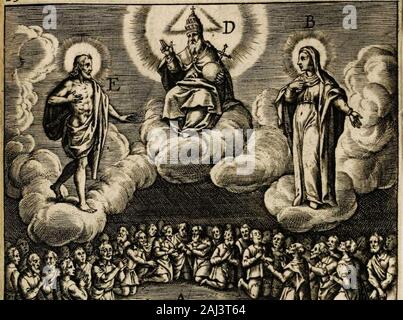 Paradisus sponsi et sponsae in quo messis myrrhae et aromatum ex instrumentis ac mysterijs passionis Christi colligenda, vt ei commoriamur : et, Pancarpium Marianum, septemplici titulorum serie distinctum, vt in B Virginis odorem curramus, et formetur Christus in nobis . 45. FRQPITIATORIVM ALTI5SIMI.. ? Ho Foto Stock