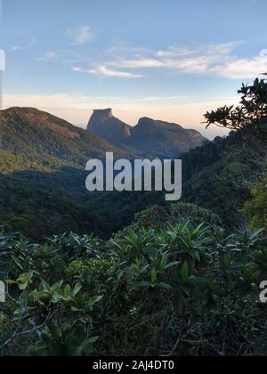 Vista da Pedra da Proa a Rio de Janeiro in Brasile Foto Stock