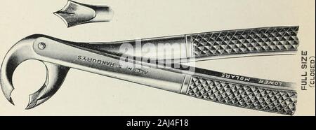 Un atlante delle estrazioni dentali con note sulle cause e sollievo del dolore dentale: progettato per l'uso di medici praticanti e studenti . Foto Stock