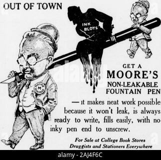 Bates studente . Ordine LooseLeafWorkto tutti i tipi di libri e la stampa del lavoro executedin un ordinato, prompt e gustoso modo 95 99 MAIN STREET, Auburn, Maine Lewiston Trust Company 46 LISBONA STREET LEWISTON, MAINE Banking in tutti i suoi conti BranchesCommercial 4% di interesse pagato sui depositi a risparmio gestito l'inchiostro BLOTSOUT DELLA CITTA'. Ottenere un MOORES M NON LEAKABLEI penna stilografica - rende lavoro pulito possiblebecause essa non provoca perdite, è alwaysready per scrivere, riempie facilmente, con penna noinky fine a svitare. In vendita presso il College Prenota StoresDruggists e cartolai ovunque la provvida LIFEAND TRUST CO. Vita e Endowm Foto Stock