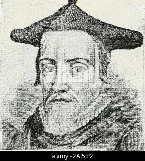 La storia dei pellegrini e Puritans, loro ascendenza e discendenza; base di Americanization . Lutero chiodatura di quei novantacinque tesi sulla porta della chiesa di Wittenberg. PURITAN e pellegrino fondazioni 65. RICHARD HOOKER. Hooker, scrivendo il suo modo nella letteratura di Inghilterra andinto i cuori del suo popolo, aggrappandosi con una mano a thefaith dei suoi padri pur tendendo con gli altri per tenere aloftthe faro di luce nuova. Prostitute solo commento whenhe sentito che la sua casa era stata de-stroyed dal fuoco era: se il mio manuscriptsare salvato tutto il resto è di nessun valore. Rich-ard Hooker era il nea Foto Stock